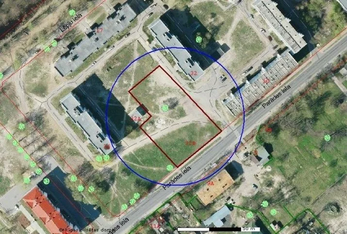 Land plot For Sale, Parādes street 32B, Rīga, Kreisais krasts, Bolderāja / 19 000 € 8