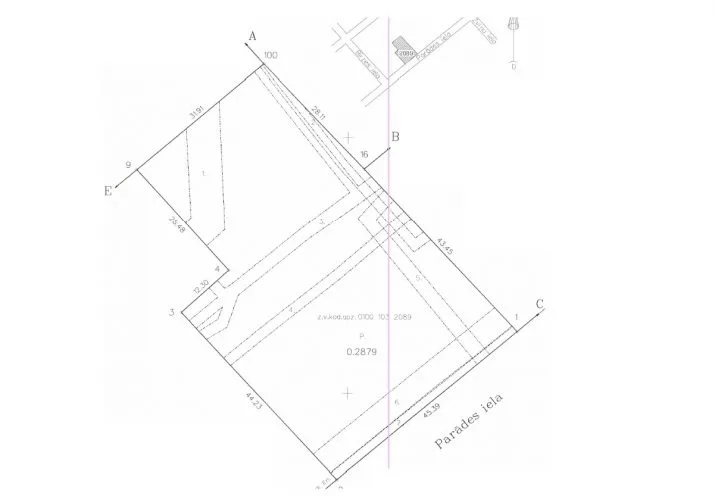 Land plot For Sale, Parādes street 32B, Rīga, Kreisais krasts, Bolderāja / 19 000 € 10