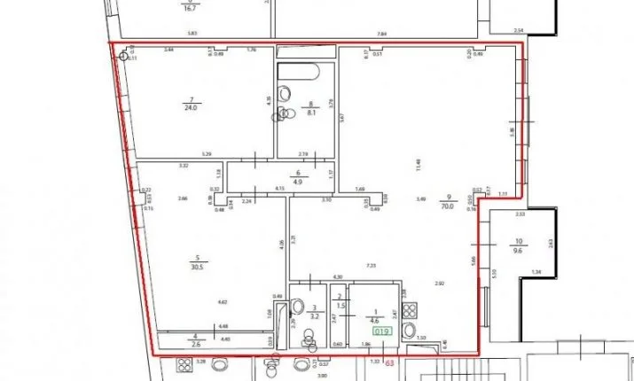 Pārdod dzīvokli, Dzirnavu iela 37, Rīga, Labais krasts, Centrs / 254 400 € 13