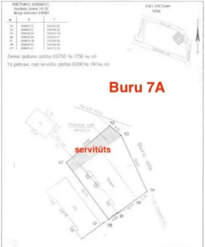 Pārdod zemi, Buru iela 7, Rīga, Kreisais krasts, Pārdaugava (tuvā) / 387 660 € 7