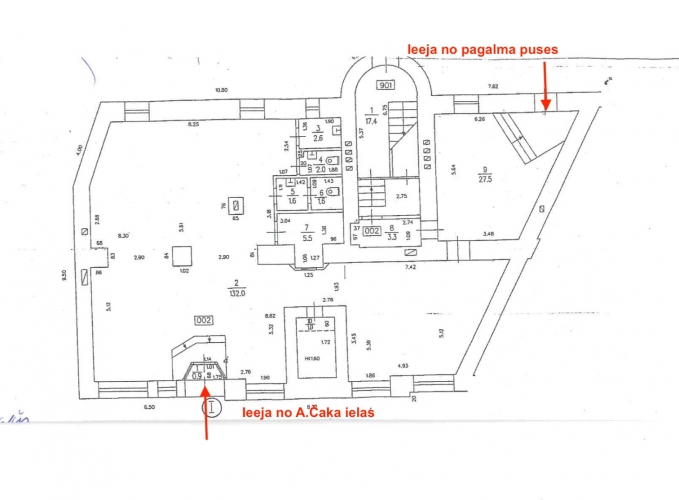 Аренда коммерческой недвижимости, Čaka улица 28, Rīga, Labais krasts, Centrs / 600 € 12