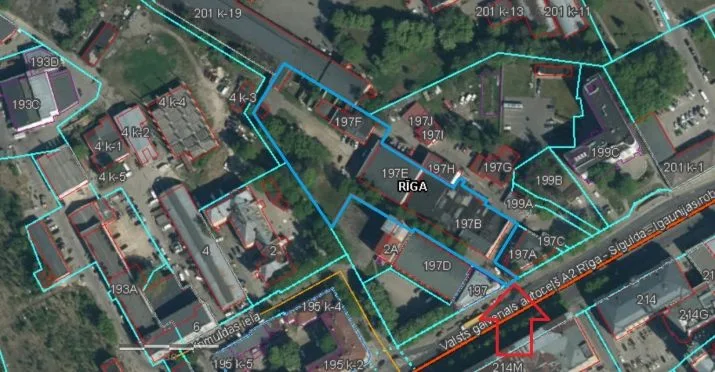 Pārdod zemi, Brīvības iela 197B, Rīga, Labais krasts, Centrs / 950 000 € 15