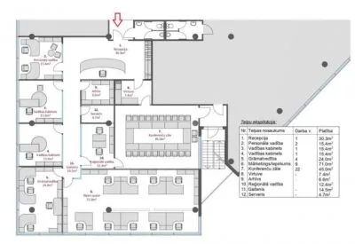 Office For Rent, Gunāra Astras street 8b, Rīga, Labais krasts, Purvciems / 2 518 € 15
