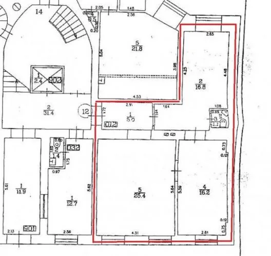 Pārdod biroju, Valdemāra iela 37, Rīga, Labais krasts, Centrs / 75 600 € 9