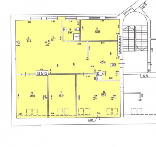 Izīrē biroju, Antonijas iela 9, Rīga, Labais krasts, Centrs / 1 570 € 12