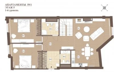 Apartment For Rent, Kungu street 25, Rīga, Labais krasts, Vecrīga / 3 000 € 38