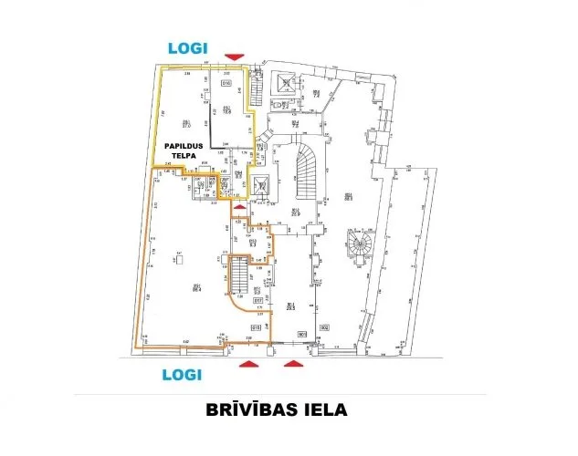 commercial premises For Rent, Brīvības street 39, Rīga, Labais krasts, Centrs / 2 180 € 10