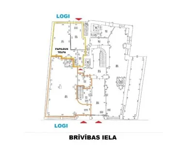 commercial premises For Rent, Brīvības street 39, Rīga, Labais krasts, Centrs / 2 180 € 10