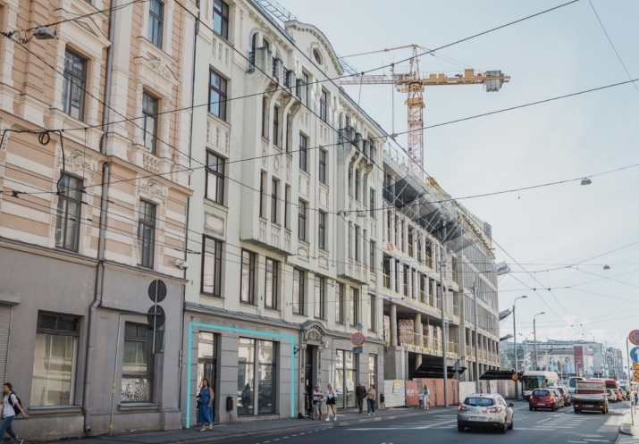 Izīrē tirdzniecības telpas, Marijas iela 2, Rīga, Labais krasts, Centrs / 1 890 € 1