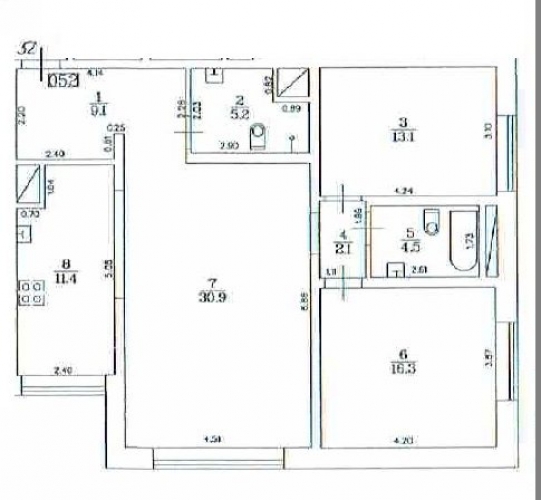 Izīrē dzīvokli, Lielirbes iela 13, Rīga, Kreisais krasts, Šampēteris / 650 € 17