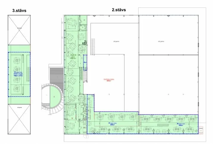 Izīrē biroju, Krasta iela 44, Rīga, Labais krasts, Krasta masīvs / 13 851 € 35