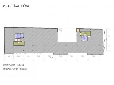 Аренда офиса, Valdemāra улица 45, Rīga, Labais krasts, Centrs / 23 790 € 7