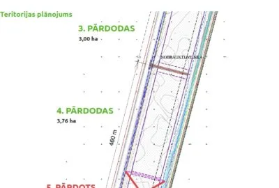 Продажа земли, Jelgavas ceļš улица kallas, Mārupes novads, Tīraine / 1 340 000 € 3
