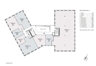 Office For Rent, Ķelnes street 1, Rīga, Labais krasts, Mežaparks / 3 604 € 7