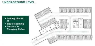 Office For Rent, Ķelnes street 1, Rīga, Labais krasts, Mežaparks / 3 604 € 9