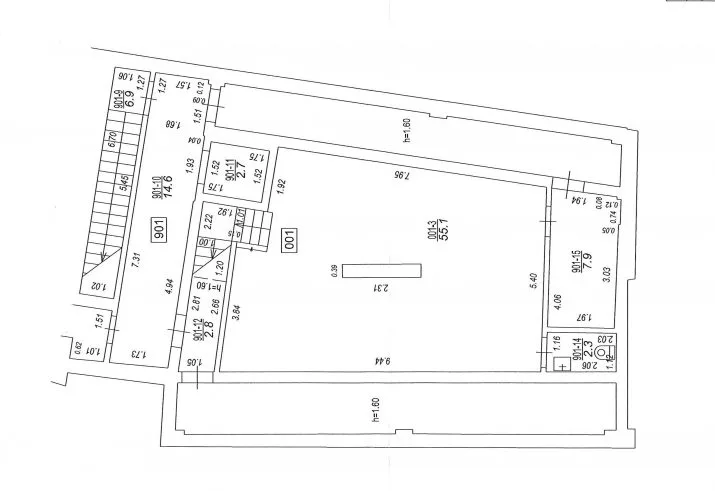 Izīrē tirdzniecības telpas, Stabu iela 18B, Rīga, Labais krasts, Centrs / 2 400 € 8
