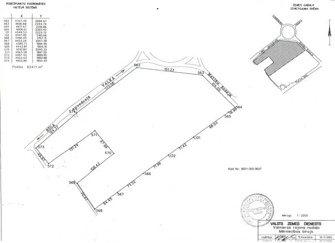 Land plot For Sale, Matīšu šoseja 19, Valmiera / 430 000 € 6