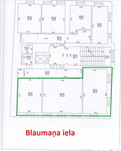 Izīrē biroju, Blaumaņa iela 22, Rīga, Labais krasts, Centrs / 902 € 13