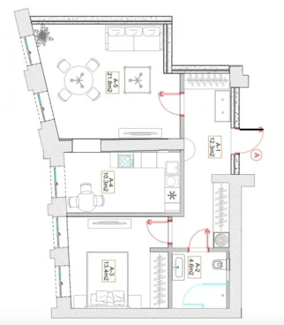 Pārdod dzīvokli, Tirgoņu iela 11, Rīga, Labais krasts, Vecrīga / 234 000 € 16