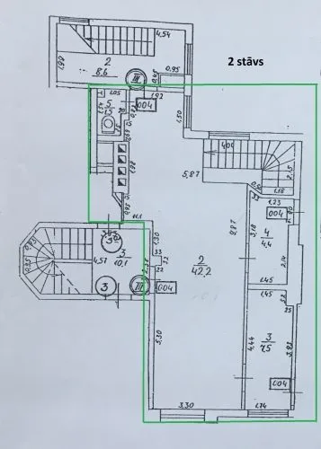 Izīrē tirdzniecības telpas, Barona iela 70, Rīga, Labais krasts, Centrs / 1 100 € 21