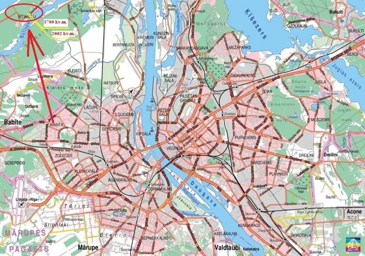 Pārdod zemi, Dzintaru iela b/n, Rīga, Kreisais krasts, Bolderāja / 85 000 € 15