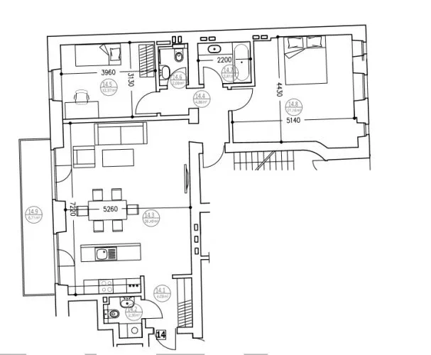 Аренда квартиры, Rūpniecības улица 11, Rīga, Labais krasts, Centrs / 1 600 € 14