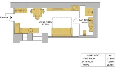 Pārdod dzīvokli, Valdemāra iela 57, Rīga, Labais krasts, Centrs / 46 000 € 3