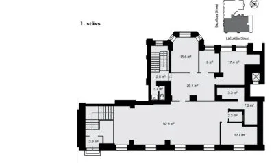 Продажа офиса, Lāčplēša улица 13, Rīga, Labais krasts, Centrs / 290 000 € 2