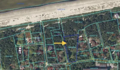 Pārdod zemi, Skolotāju iela 15, Jūrmala, Melluži / 730 000 € 1