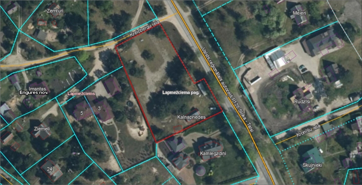 Pārdod zemi, Kalnapriedes ., Engures novads, Lapmežciema pagasts, Lapmežciems / 150 000 € 18