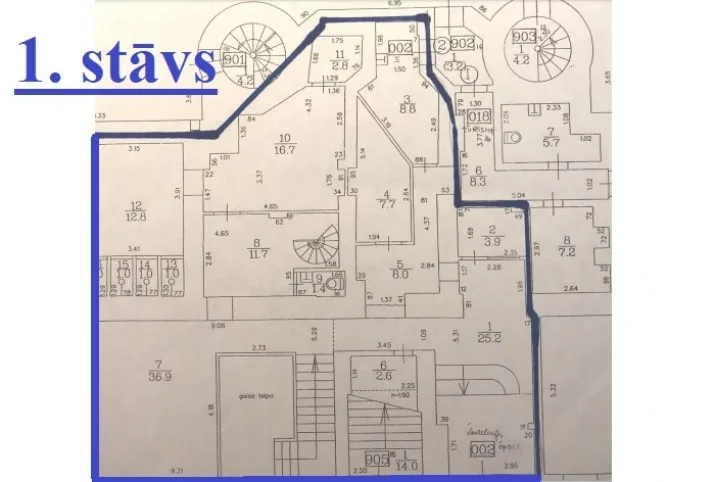 commercial premises For Rent, Blaumaņa street 8, Rīga, Labais krasts, Centrs / 1 283 € 18