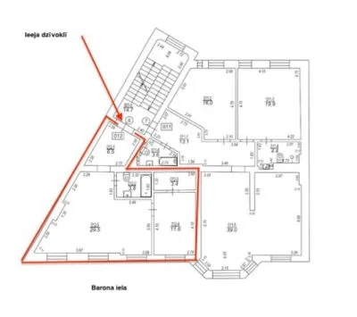 Продажа квартиры, Krišjāņa Barona улица 30, Rīga, Labais krasts, Centrs / 147 500 € 7
