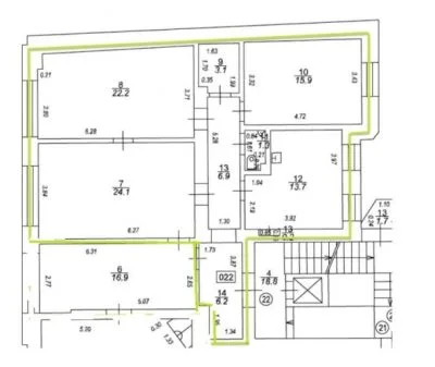 Izīrē biroju, Blaumaņa iela 5a, Rīga, Centrs / 698 € 7