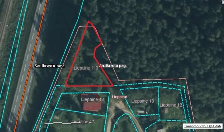 Pārdod zemi, Liepaine 113, Saulkrastu novads, Saulkrasti / 8 750 € 1