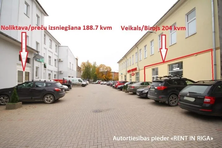 Izīrē tirdzniecības telpas, Brīvības iela 224, Rīga, Labais krasts, Teika / 2 425 € 9