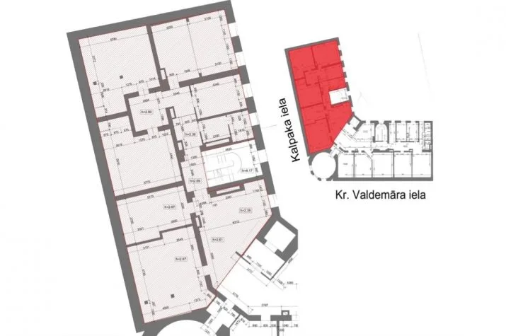 Office For Rent, Valdemāra street 8, Rīga, Labais krasts, Centrs / 1 824 € 10