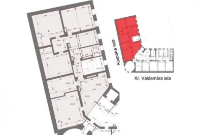 Office For Rent, Valdemāra street 8, Rīga, Labais krasts, Centrs / 1 824 € 10