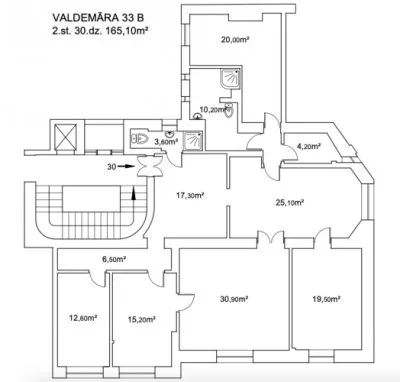 Office For Rent, Valdemāra street 33, Rīga, Labais krasts, Centrs / 1 485 € 10
