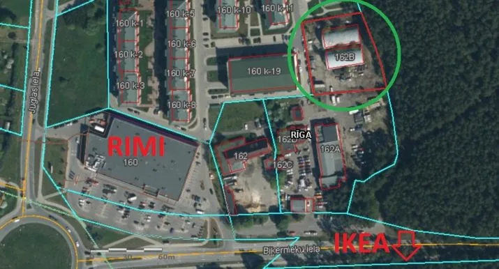 Pārdod zemi, Biķernieku iela 162B, Rīga, Labais krasts, Mežciems / 320 000 € 14