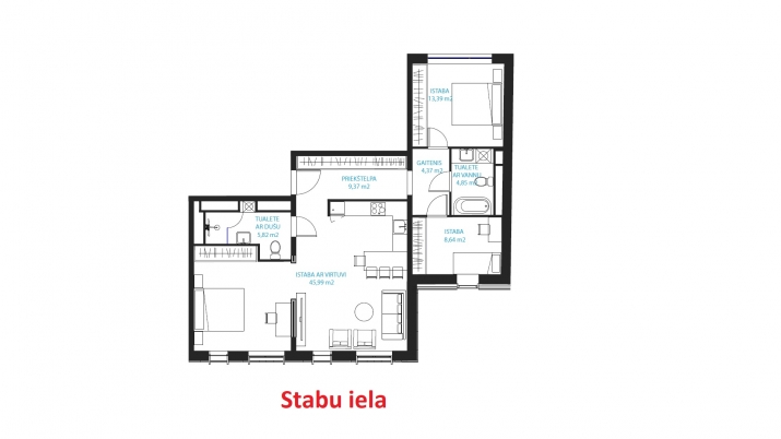 Pārdod dzīvokli, Stabu iela 100, Rīga, Labais krasts, Centrs / 222 300 € 9