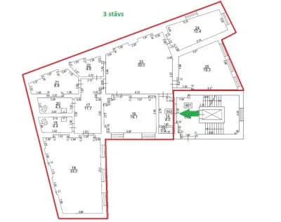Office For Rent, Kaļķu street 11A, Rīga, Labais krasts, Vecrīga / 745 € 12