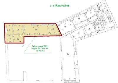 Izīrē biroju, Kaļķu iela 11A, Rīga, Labais krasts, Vecrīga / 314 € 8