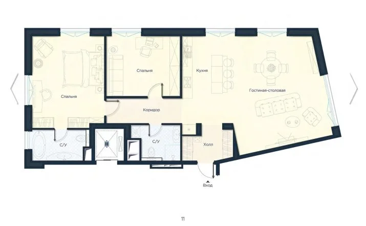 Apartment For Rent, Citadeles street 6, Rīga, Labais krasts, Centrs / 2 000 € 14
