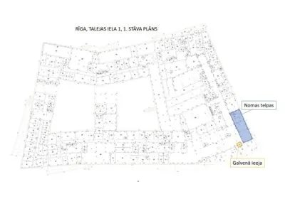 commercial premises For Rent, Tālejas street 1, Rīga, Labais krasts, Čiekurkalns / 2 156 € 16