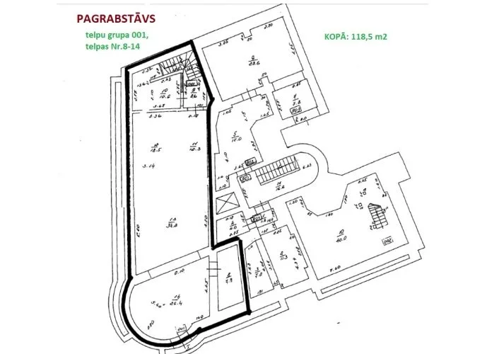 commercial premises For Rent, Teātra street 9, Rīga, Labais krasts, Vecrīga / 1 596 € 10