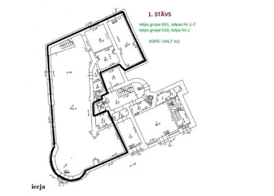commercial premises For Rent, Teātra street 9, Rīga, Labais krasts, Vecrīga / 1 596 € 9