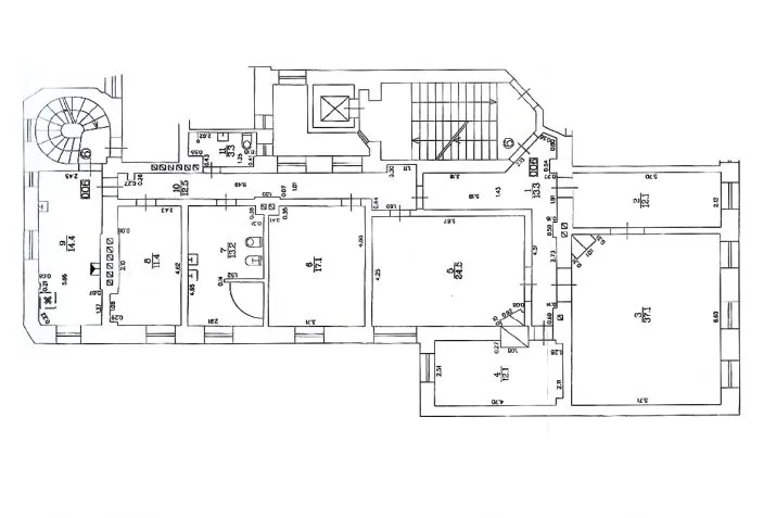 Продажа офиса, Raiņa bulvāris улица 3, Rīga, Labais krasts, Centrs / 342 000 € 16