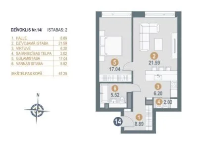 Apartment For Sale, Jaunā Mežaparka street 36, Rīga, Labais krasts, Mežaparks / 181 000 € 11