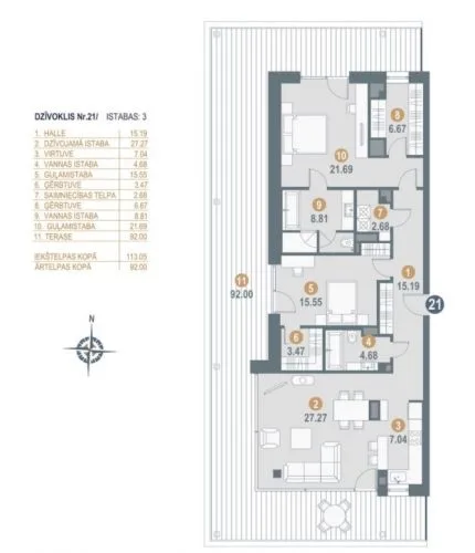Pārdod dzīvokli, Jaunā Mežaparka iela 36, Rīga, Labais krasts, Mežaparks / 467 400 € 11