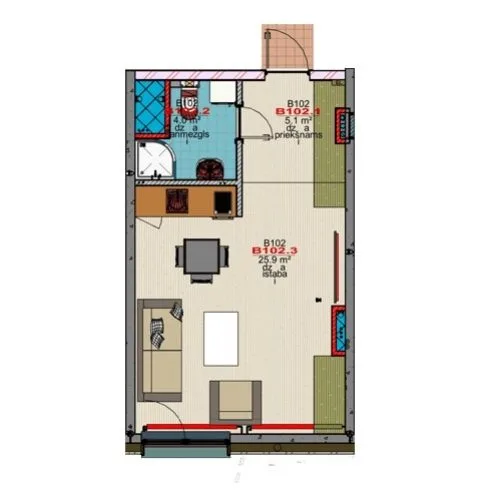 Pārdod dzīvokli, Miera iela 103, Rīga, Labais krasts, Centrs / 81 000 € 4